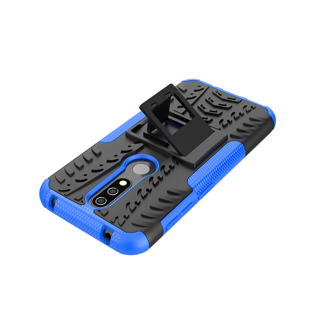 Anti-slip PC + TPU Combo Case with Kickstand for Nokia 4.2 (2019)