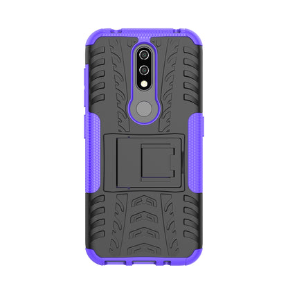 Anti-slip PC + TPU Combo Case with Kickstand for Nokia 4.2 (2019)