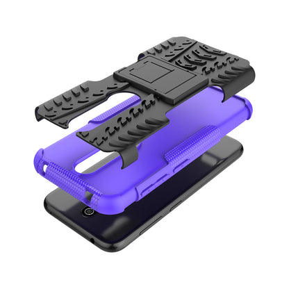 Anti-slip PC + TPU Combo Case with Kickstand for Nokia 4.2 (2019)