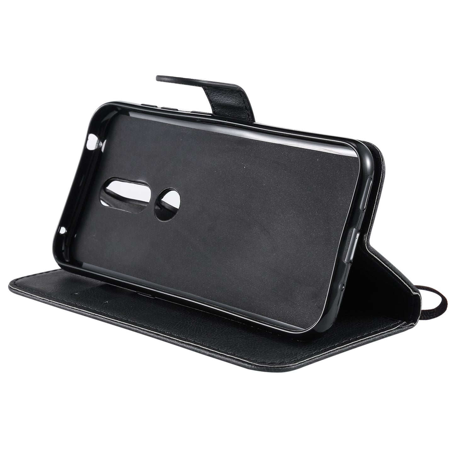 KT Leather Series-2 Wallet Leather Protection Case for Nokia 4.2 (2019)
