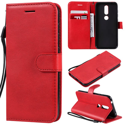 KT Leather Series-2 Wallet Leather Protection Case for Nokia 4.2 (2019)