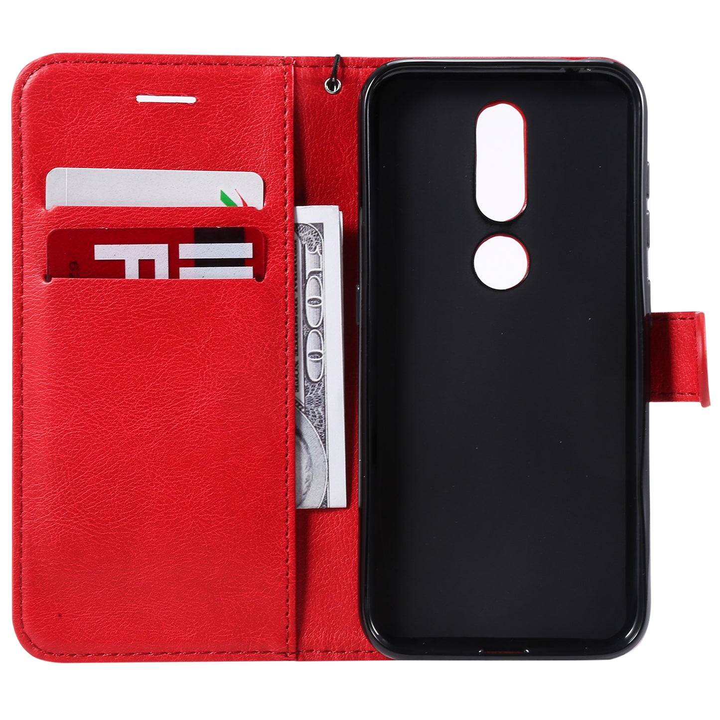 KT Leather Series-2 Wallet Leather Protection Case for Nokia 4.2 (2019)