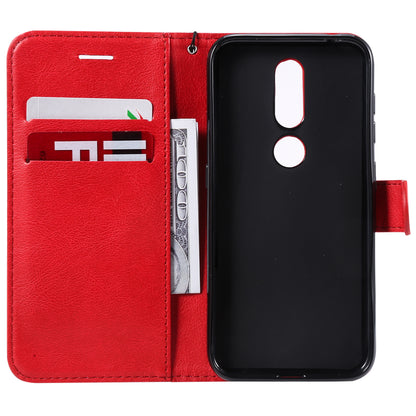 KT Leather Series-2 Wallet Leather Protection Case for Nokia 4.2 (2019)