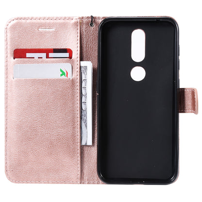 KT Leather Series-2 Wallet Leather Protection Case for Nokia 4.2 (2019)
