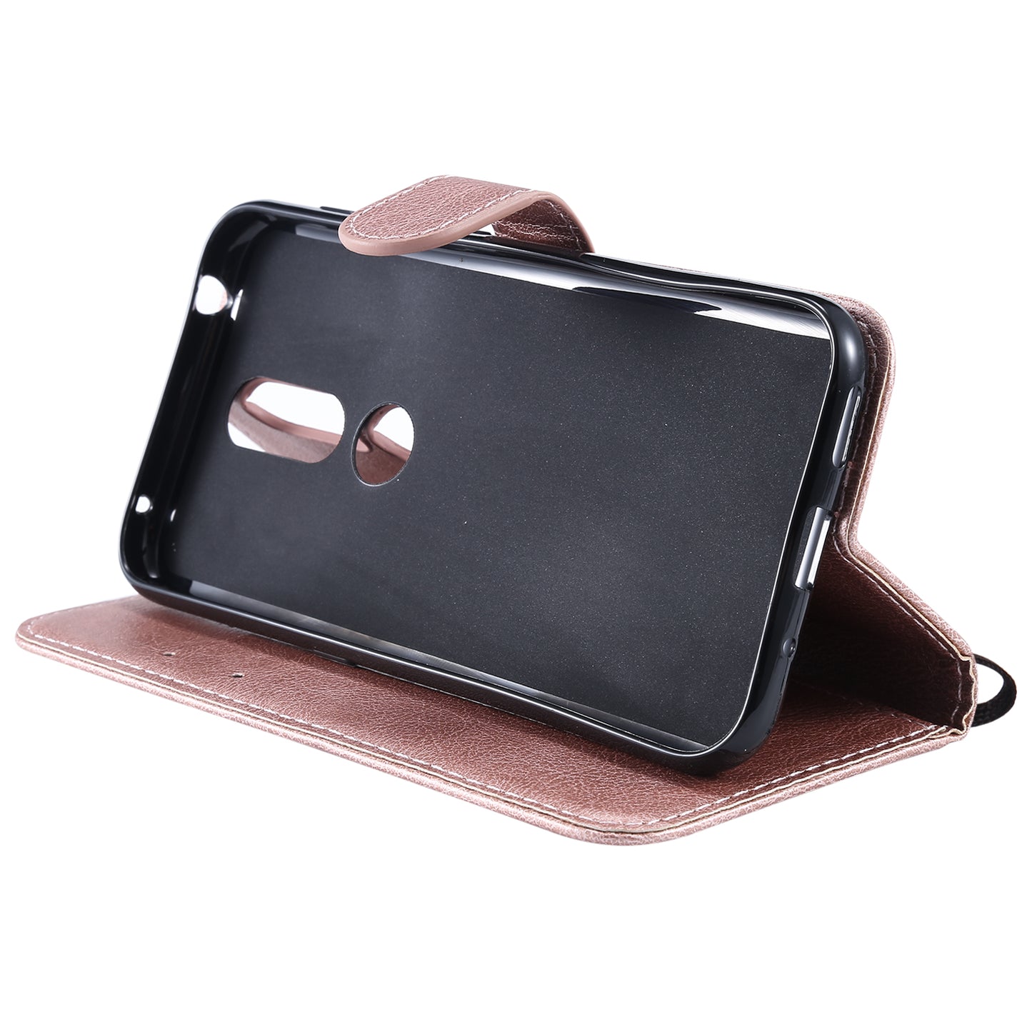 KT Leather Series-2 Wallet Leather Protection Case for Nokia 4.2 (2019)