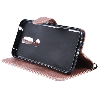 KT Leather Series-2 Wallet Leather Protection Case for Nokia 4.2 (2019)