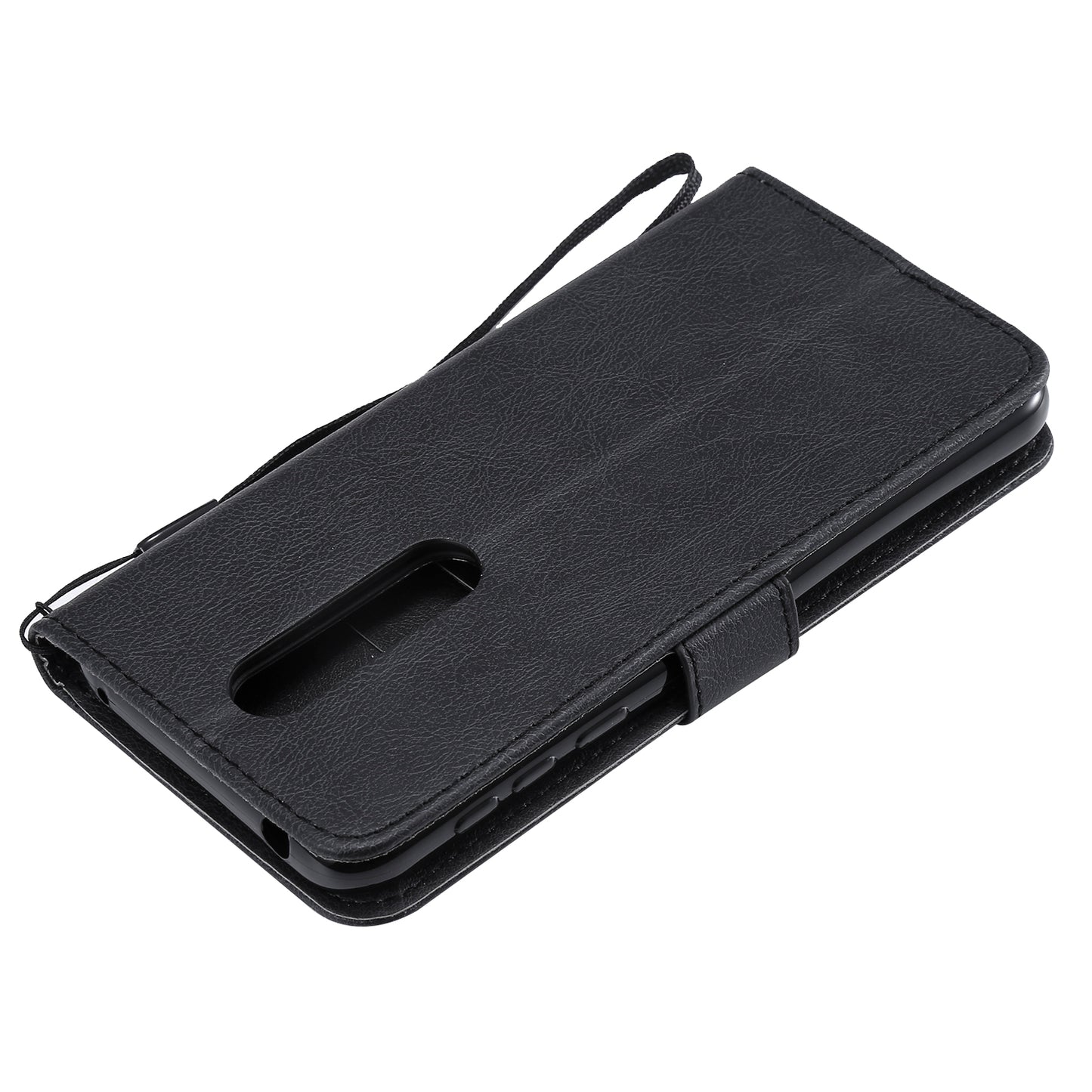 KT Leather Series-2 Wallet Leather Protective Case for Nokia 7.1