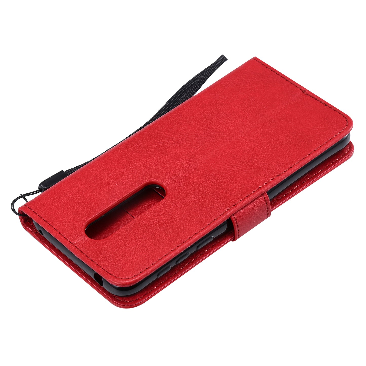 KT Leather Series-2 Wallet Leather Protective Case for Nokia 7.1