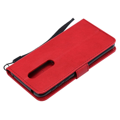 KT Leather Series-2 Wallet Leather Protective Case for Nokia 7.1