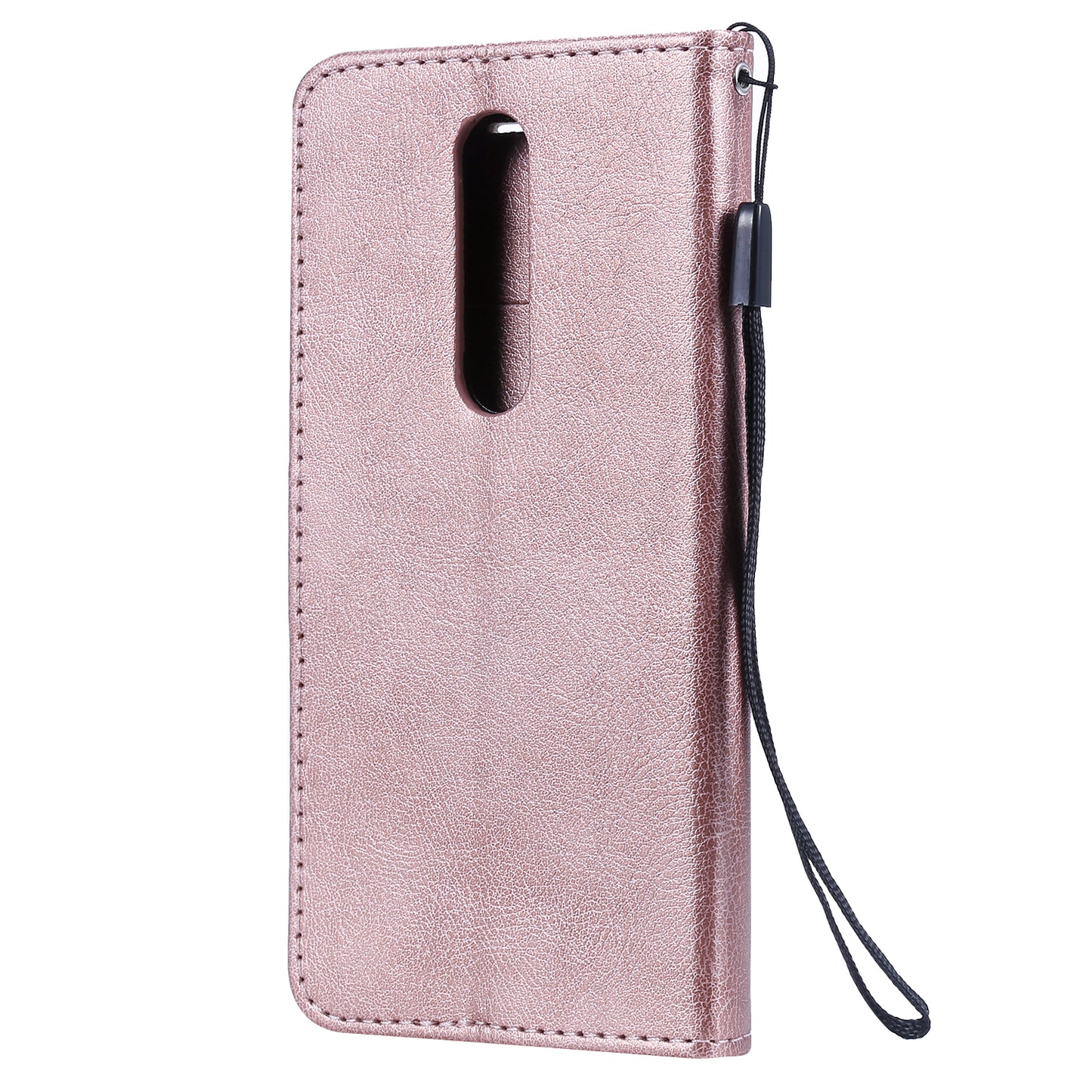 KT Leather Series-2 Wallet Leather Protective Case for Nokia 7.1