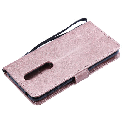 KT Leather Series-2 Wallet Leather Protective Case for Nokia 7.1