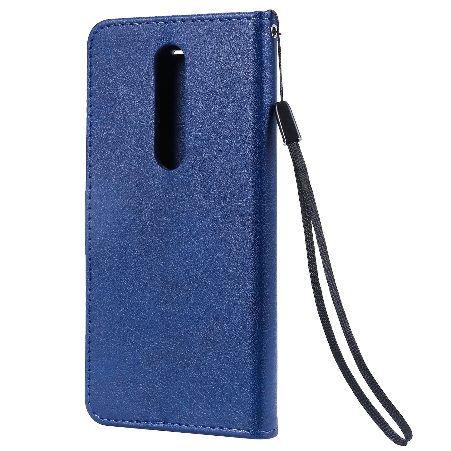 KT Leather Series-2 Wallet Leather Protective Case for Nokia 7.1