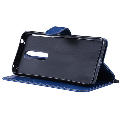 KT Leather Series-2 Wallet Leather Protective Case for Nokia 7.1