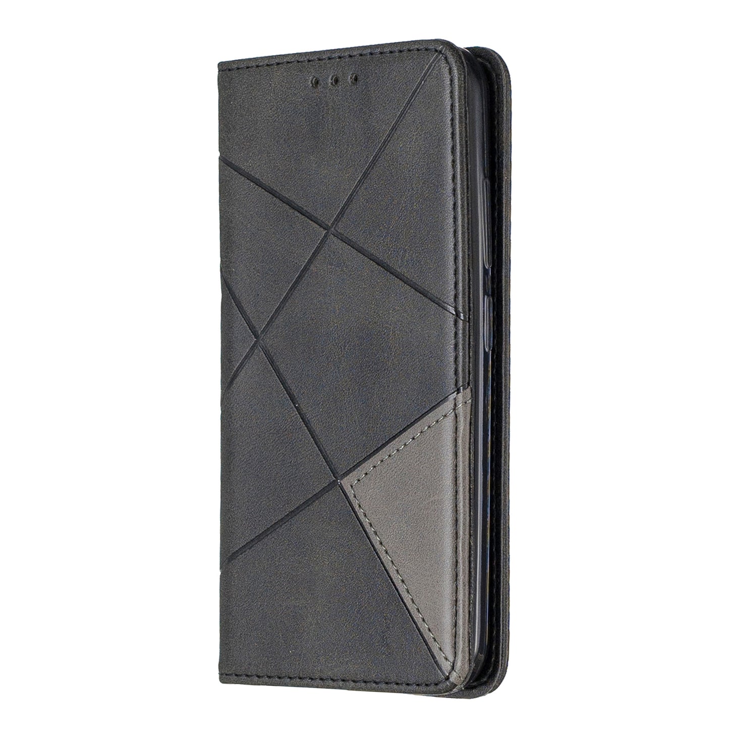 Geometric Pattern Leather Card Holder Case for Nokia 2.2