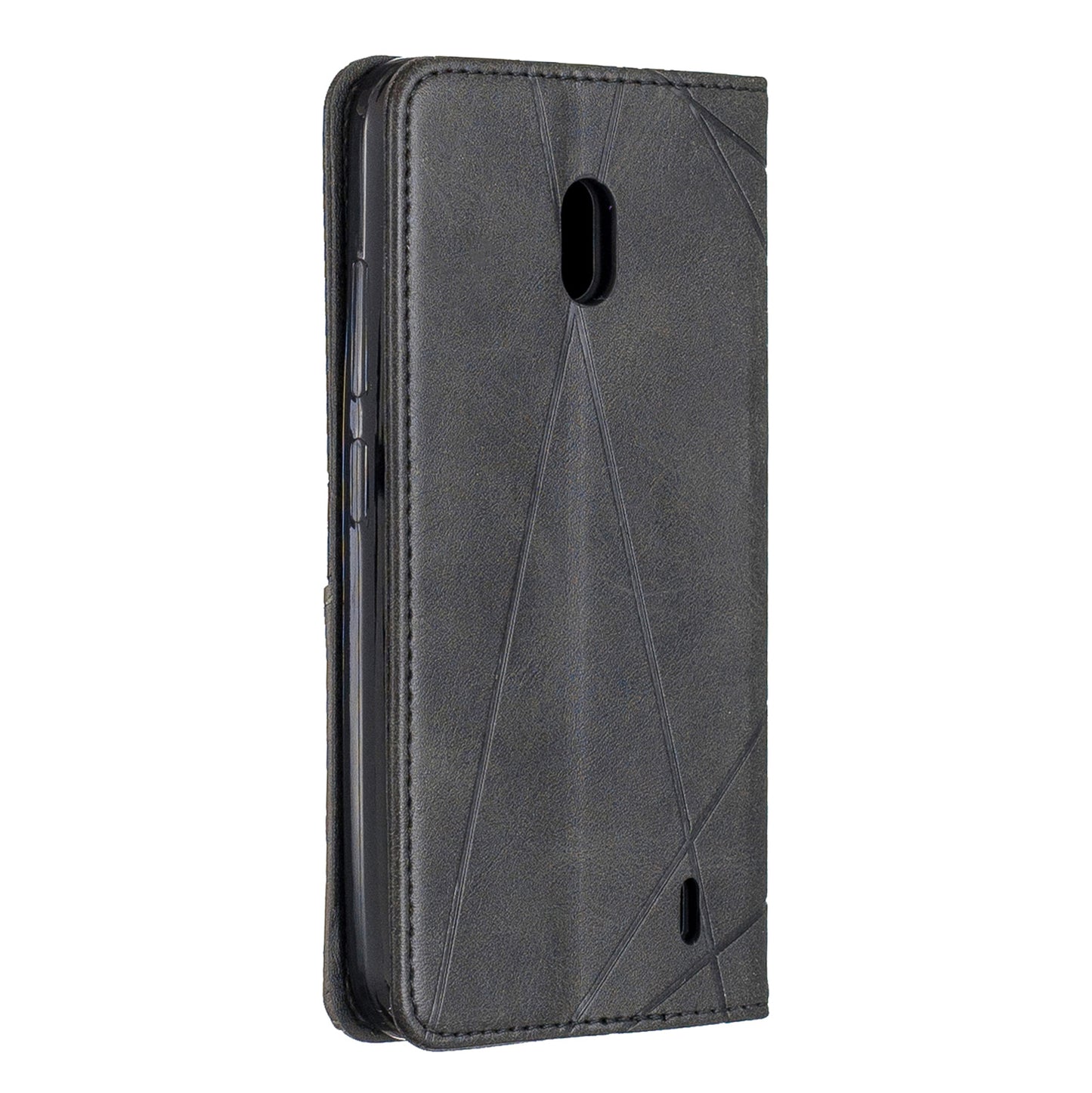 Geometric Pattern Leather Card Holder Case for Nokia 2.2