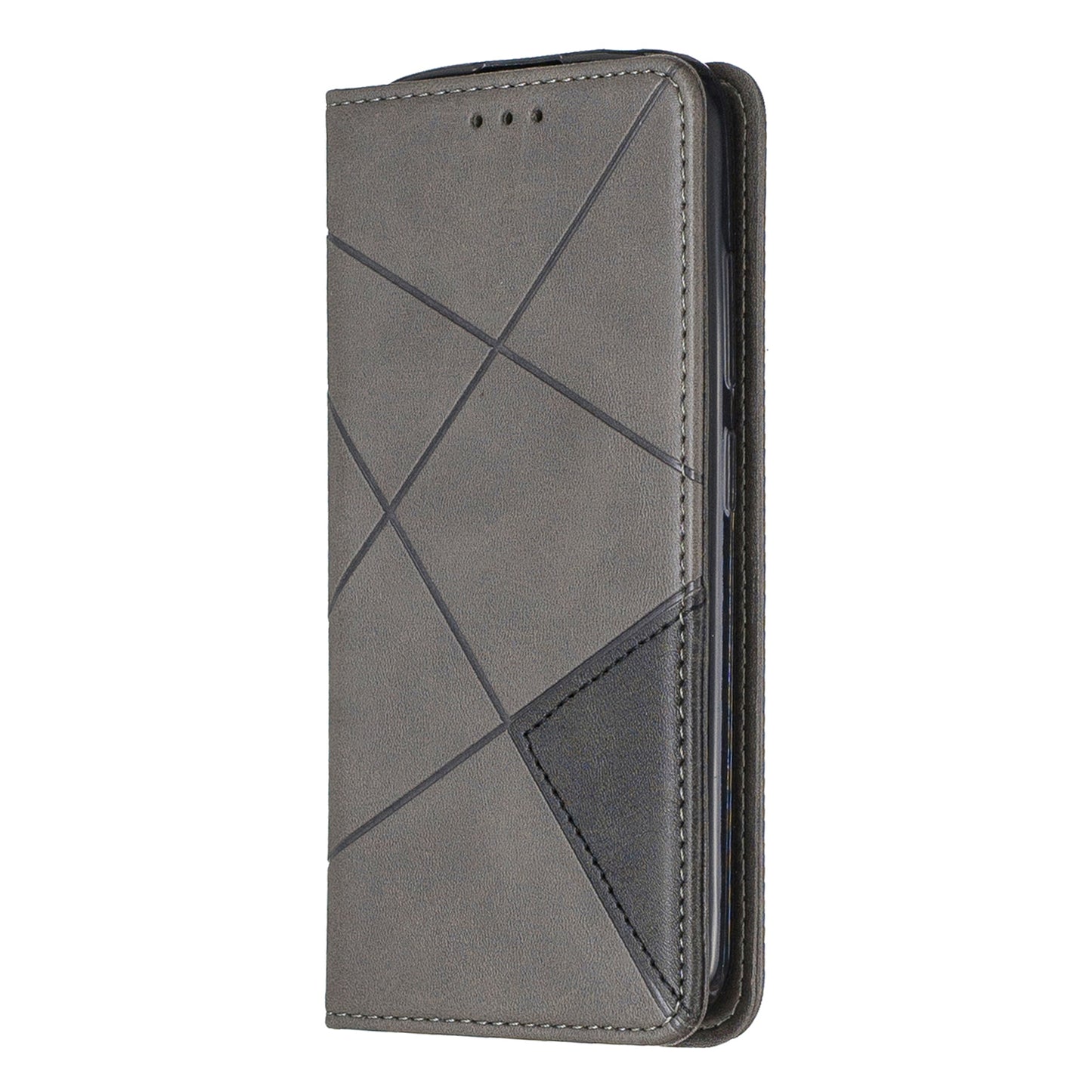 Geometric Pattern Leather Card Holder Case for Nokia 2.2