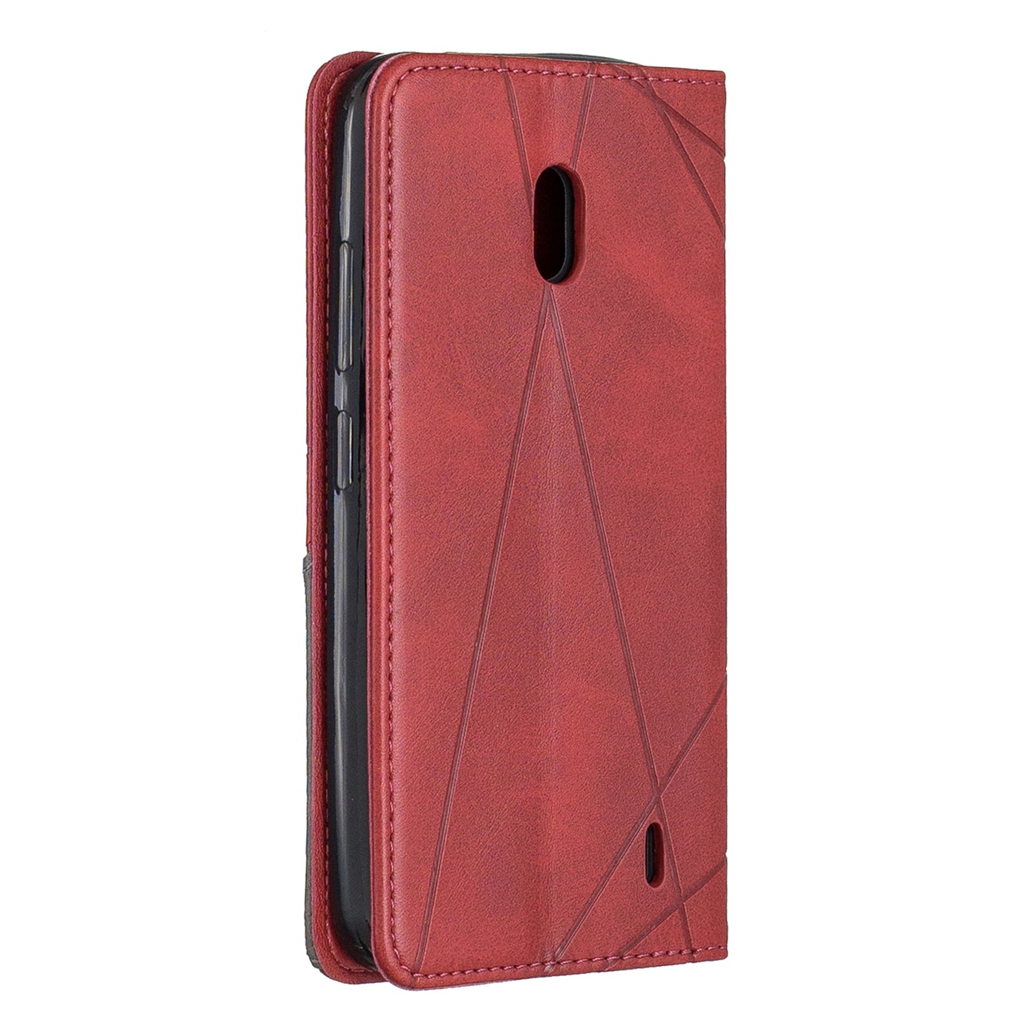 Geometric Pattern Leather Card Holder Case for Nokia 2.2