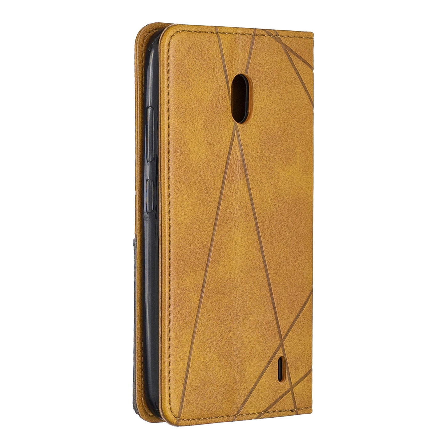 Geometric Pattern Leather Card Holder Case for Nokia 2.2