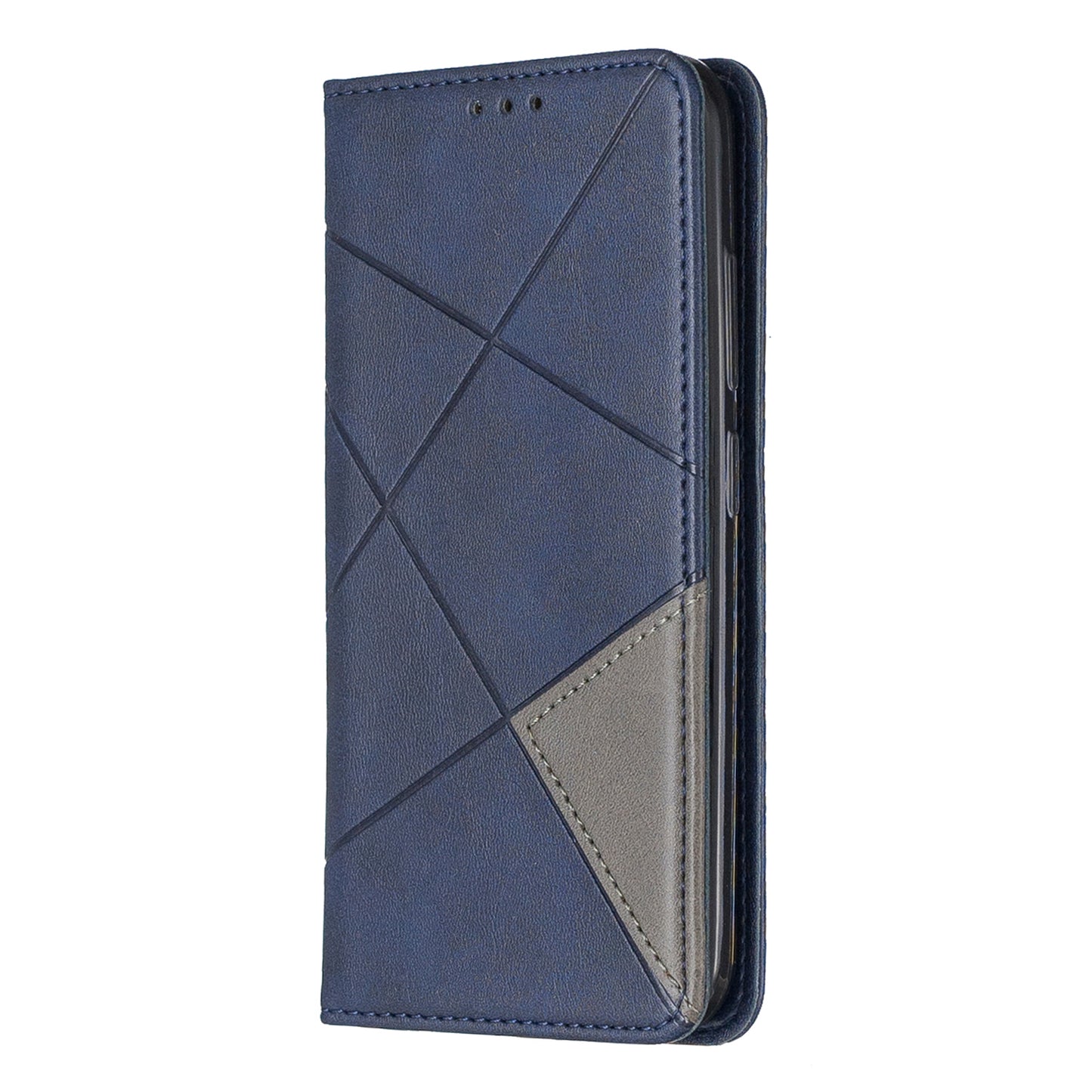 Geometric Pattern Leather Card Holder Case for Nokia 2.2