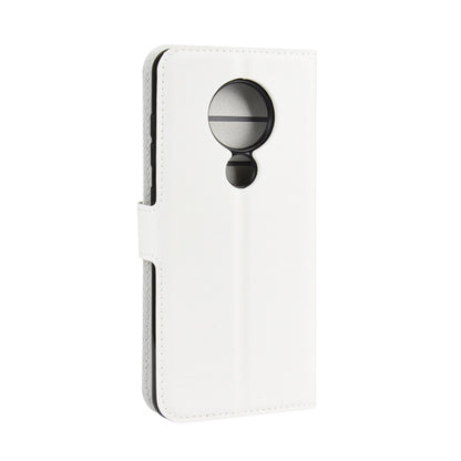 Litchi Skin Leather Wallet Stand Case for Nokia 6.2