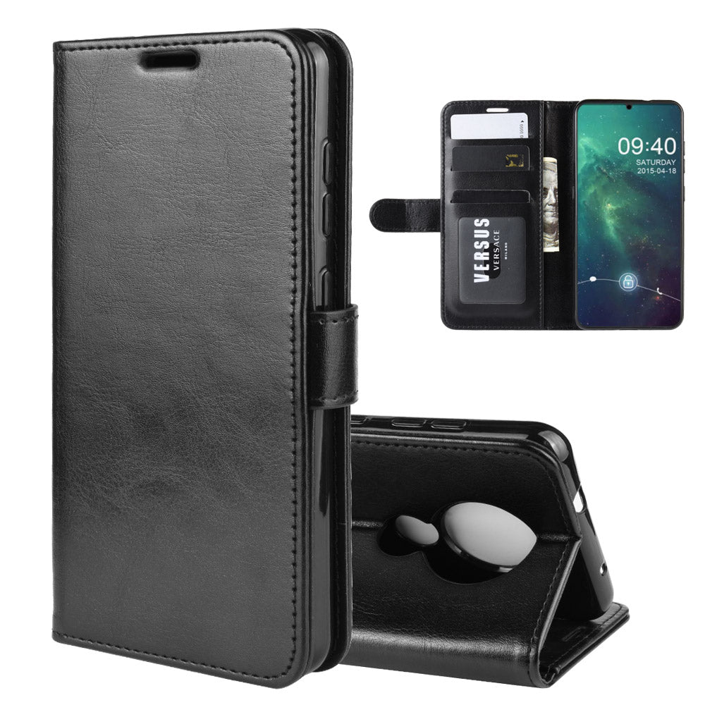 Crazy Horse Skin Wallet Leather Casing for Nokia 6.2