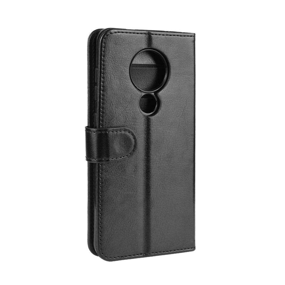 Crazy Horse Skin Wallet Leather Casing for Nokia 6.2