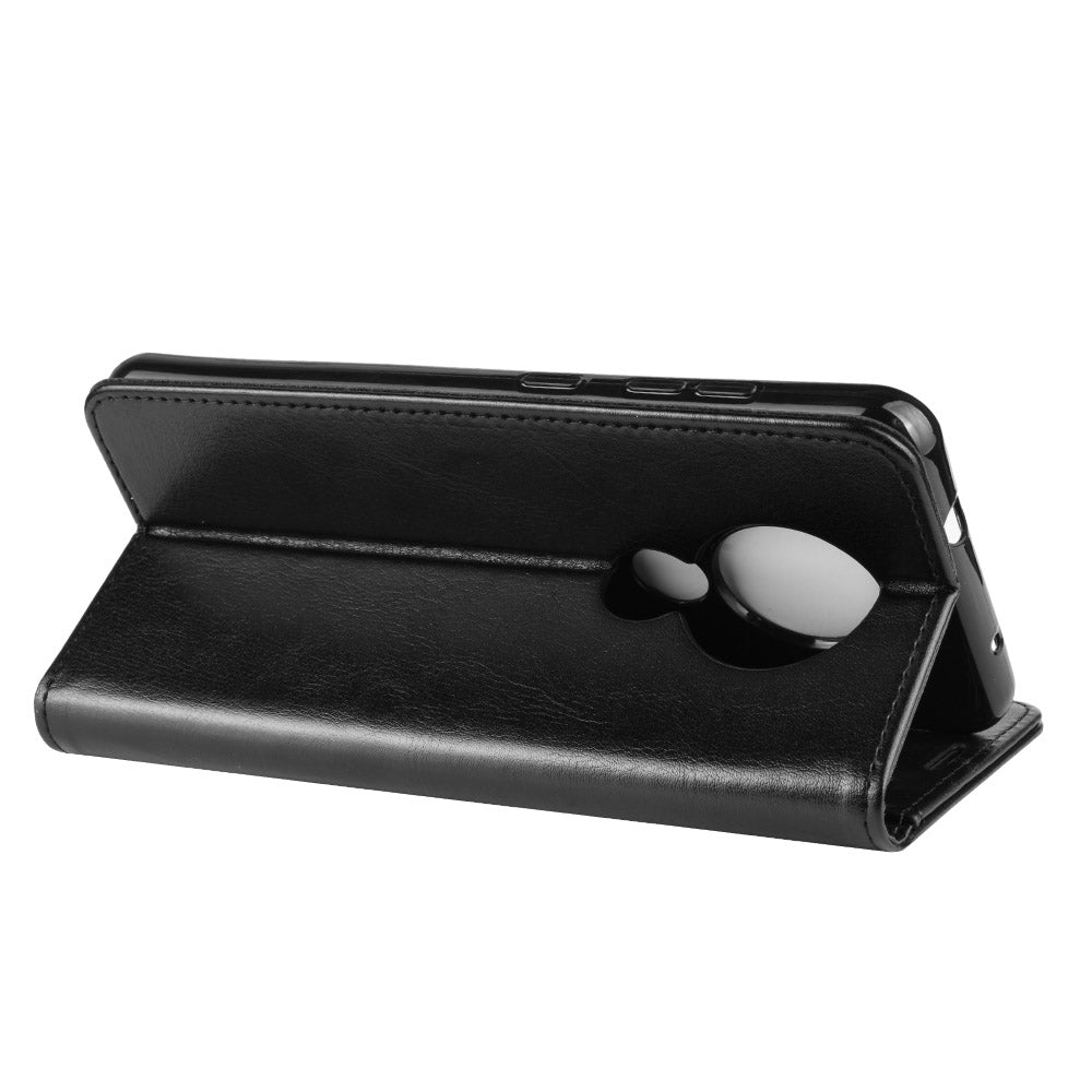 Crazy Horse Skin Wallet Leather Casing for Nokia 6.2