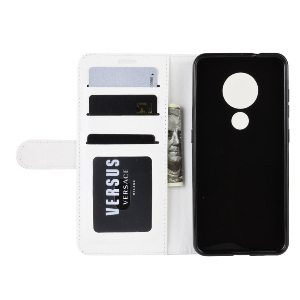 Crazy Horse Skin Wallet Leather Casing for Nokia 6.2