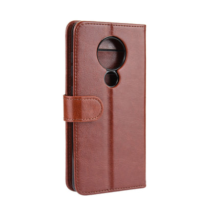 Crazy Horse Skin Wallet Leather Casing for Nokia 6.2