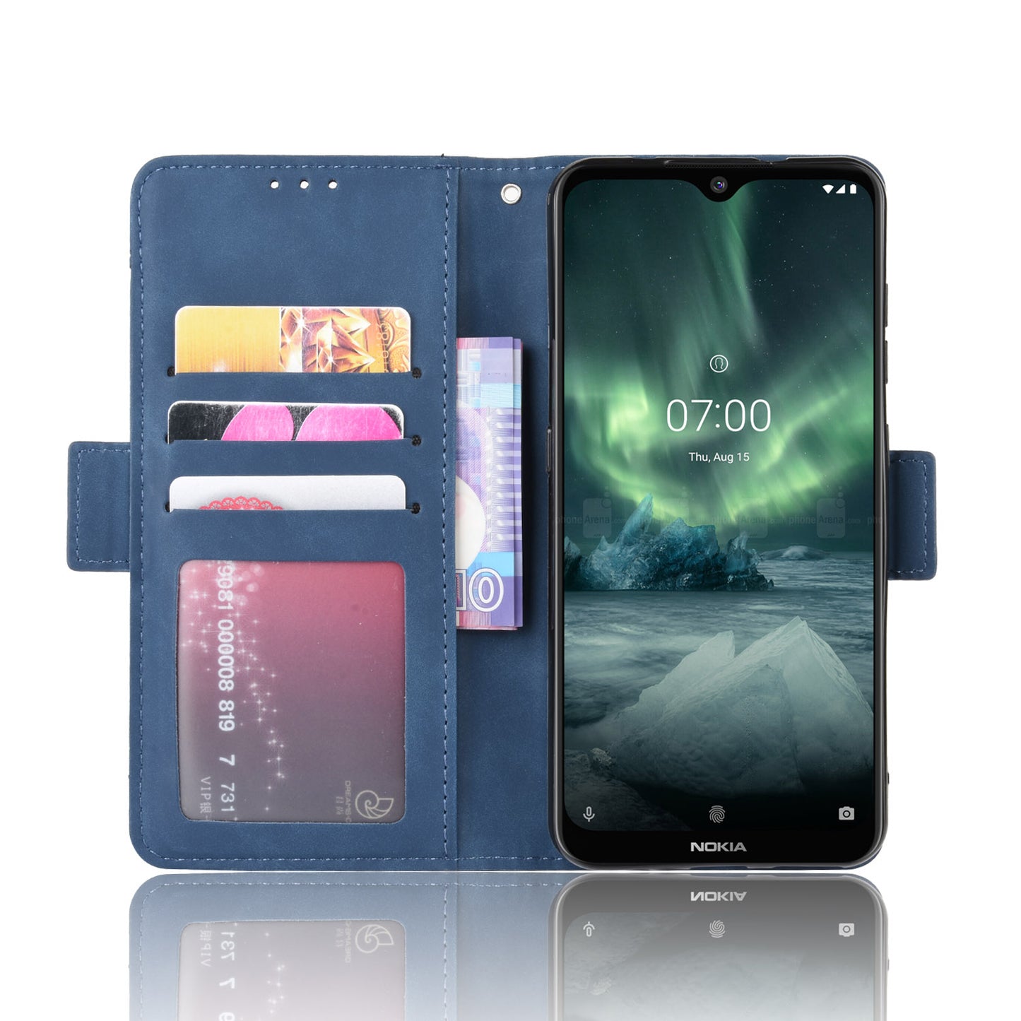 Wallet Leather Stand Case for Nokia 6.2 / 7.2