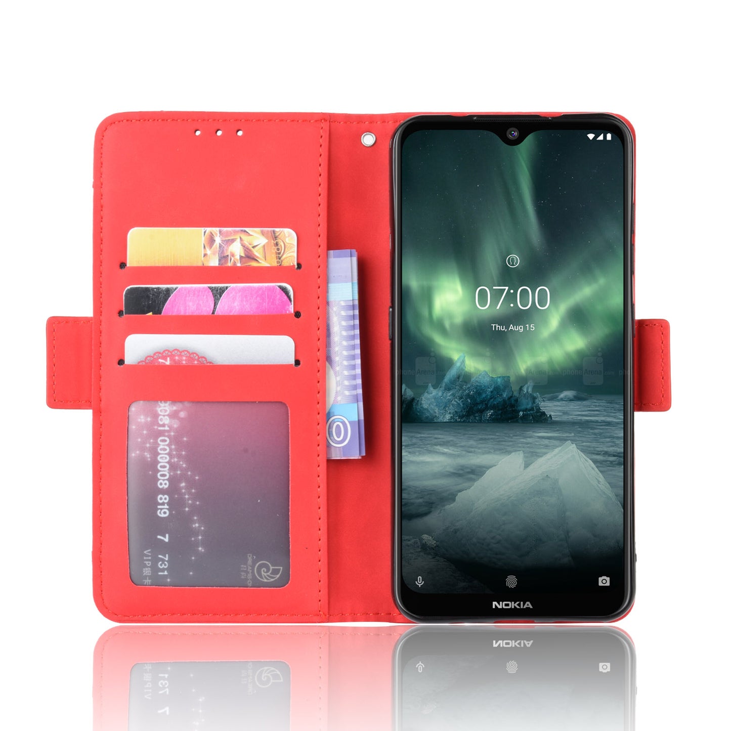Wallet Leather Stand Case for Nokia 6.2 / 7.2