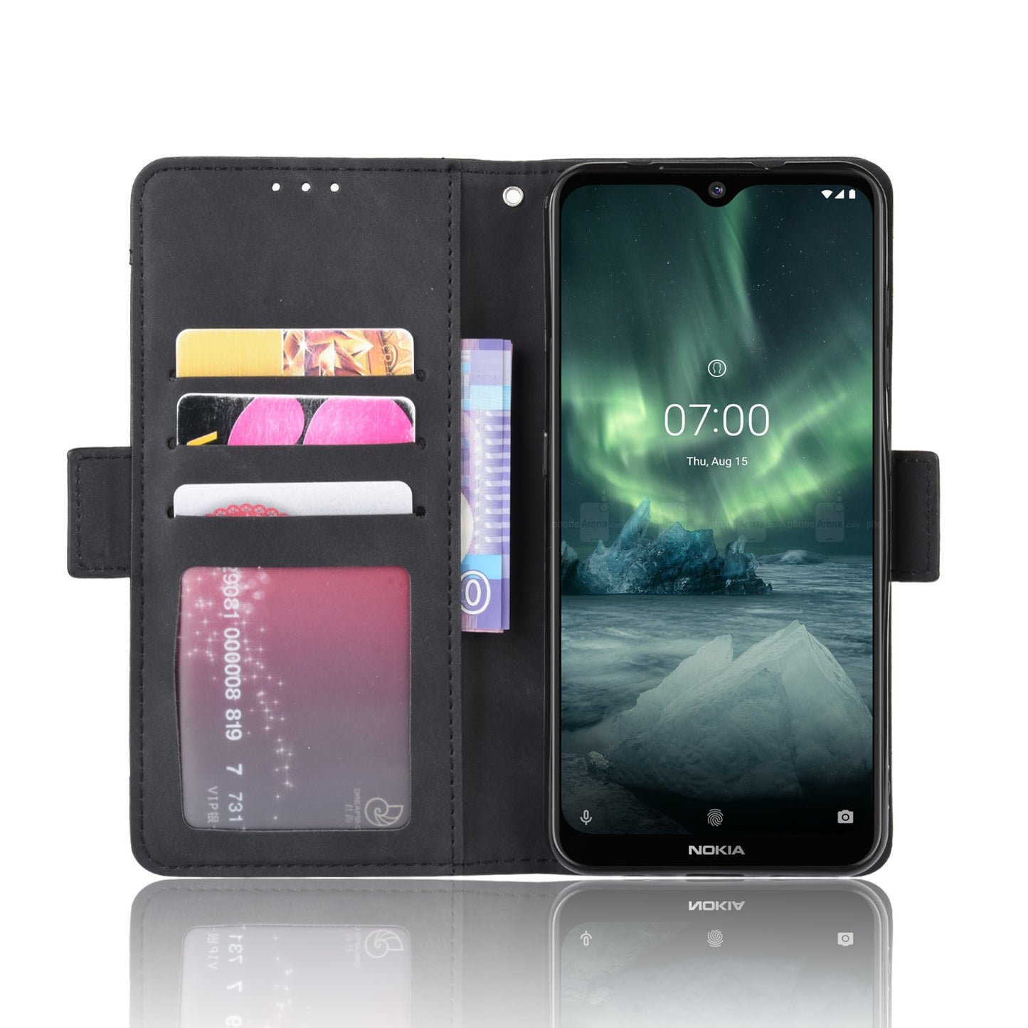 Wallet Leather Stand Case for Nokia 6.2 / 7.2