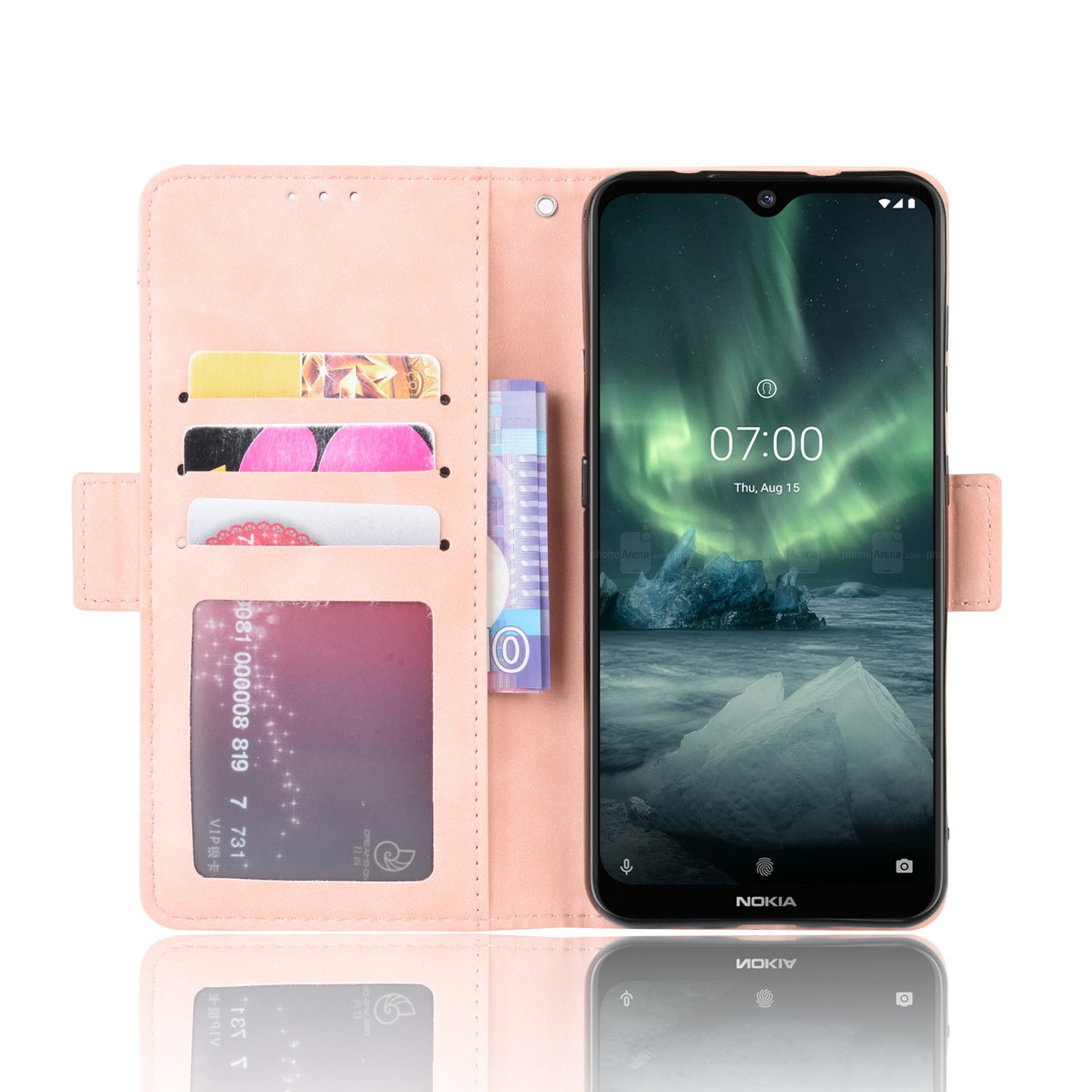 Wallet Leather Stand Case for Nokia 6.2 / 7.2