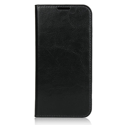 Crazy Horse Skin Wallet Stand Genuine Leather Case Shell for Nokia 4.2 (2019)