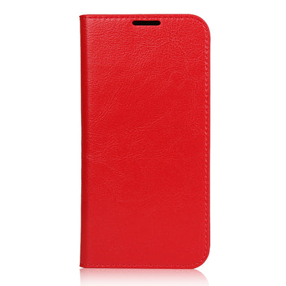 Crazy Horse Skin Wallet Stand Genuine Leather Case Shell for Nokia 4.2 (2019)