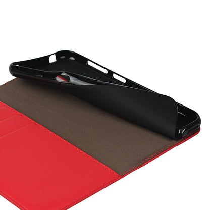 Crazy Horse Skin Wallet Stand Genuine Leather Case Shell for Nokia 4.2 (2019)