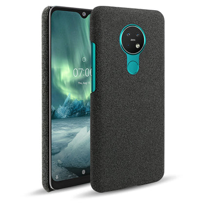 KSQ Cloth Texture PC Hard Phone Shell Case for iNokia 7.2