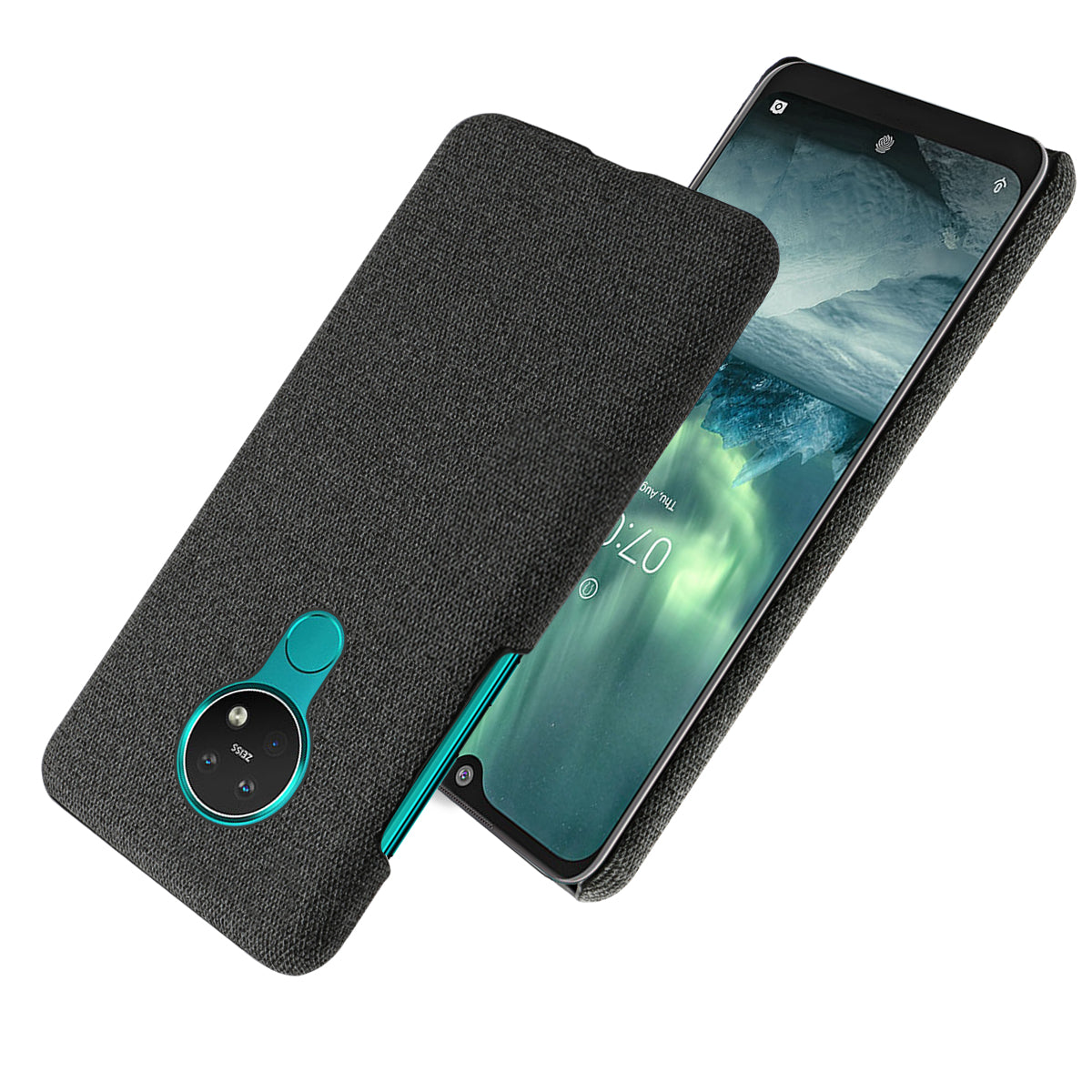 KSQ Cloth Texture PC Hard Phone Shell Case for iNokia 7.2