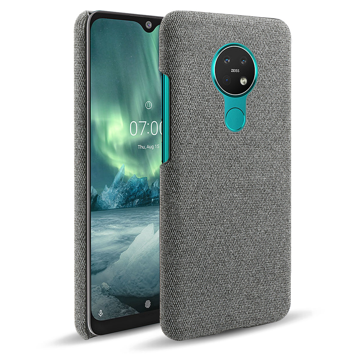 KSQ Cloth Texture PC Hard Phone Shell Case for iNokia 7.2