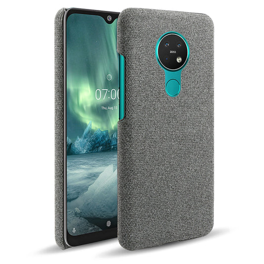 KSQ Cloth Texture PC Hard Phone Shell Case for iNokia 7.2