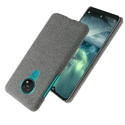 KSQ Cloth Texture PC Hard Phone Shell Case for iNokia 7.2