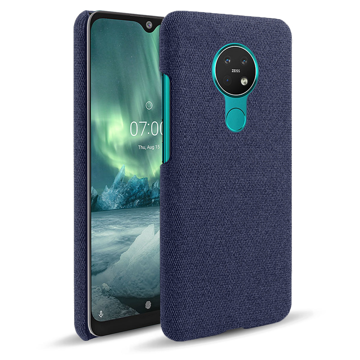 KSQ Cloth Texture PC Hard Phone Shell Case for iNokia 7.2