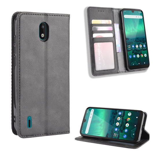 Retro Magnetic Leather with Wallet Phone Cover for Nokia 1.3
