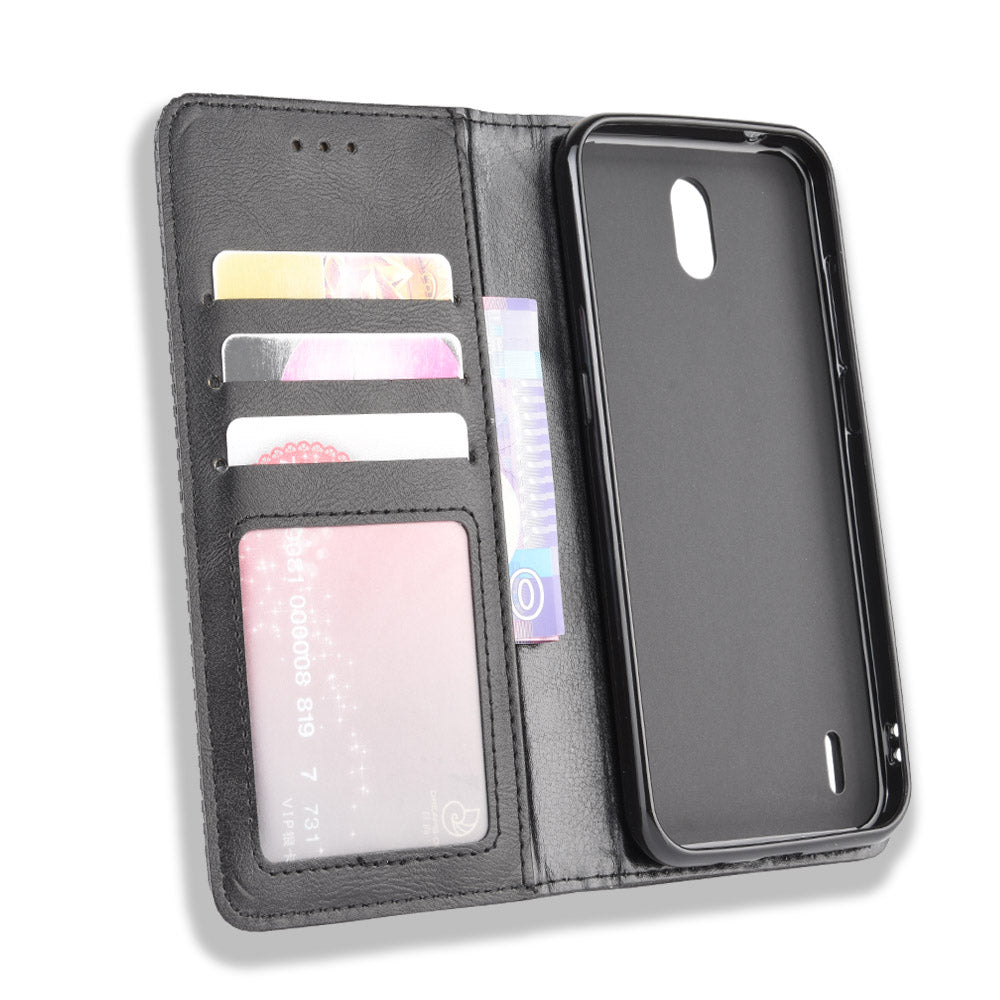 Retro Magnetic Leather with Wallet Phone Cover for Nokia 1.3