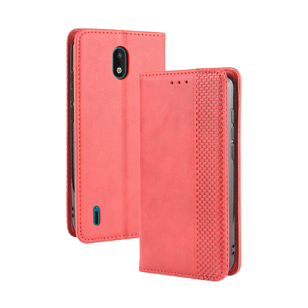 Retro Magnetic Leather with Wallet Phone Cover for Nokia 1.3