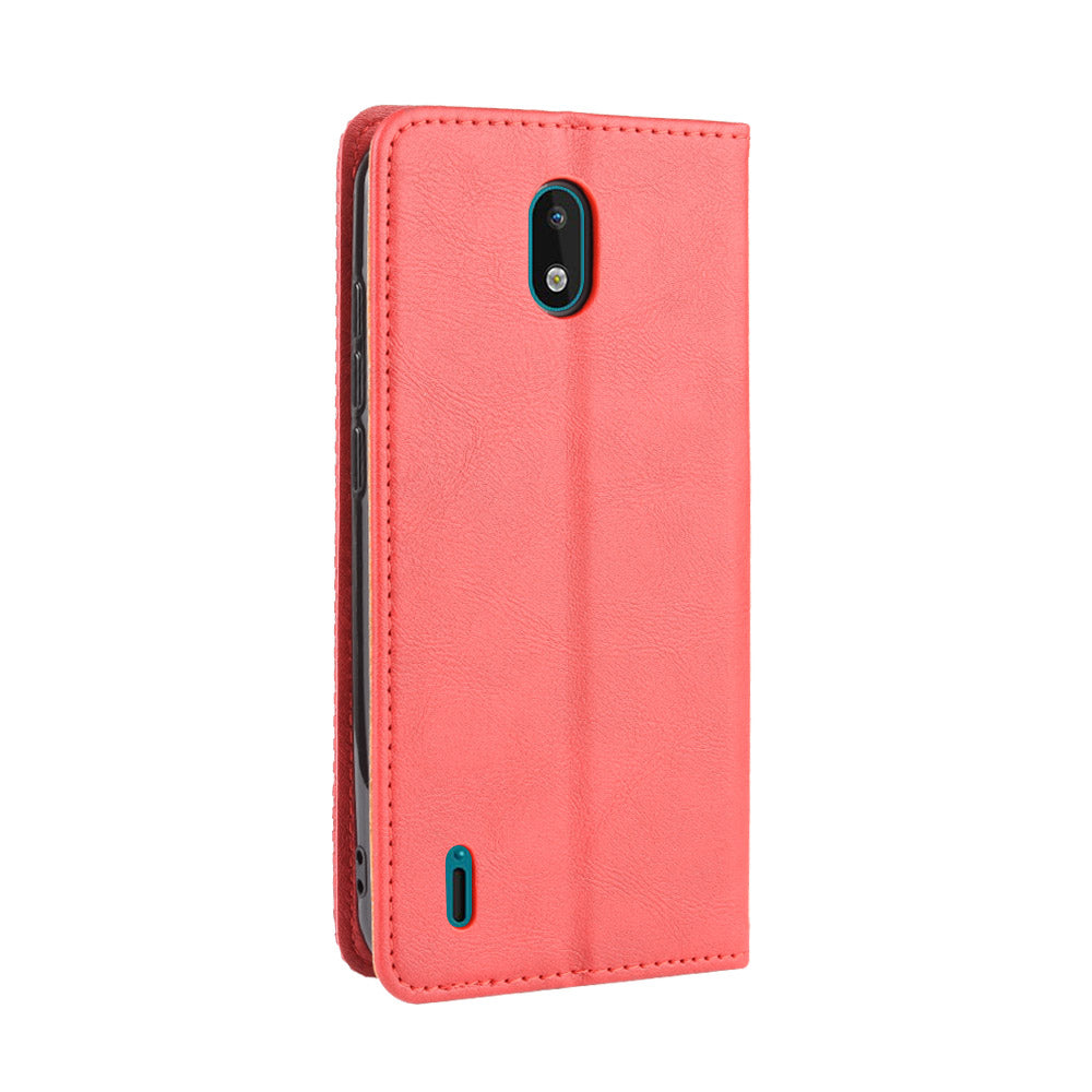 Retro Magnetic Leather with Wallet Phone Cover for Nokia 1.3