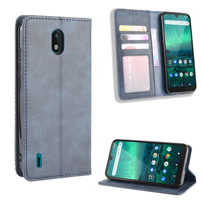 Retro Magnetic Leather with Wallet Phone Cover for Nokia 1.3