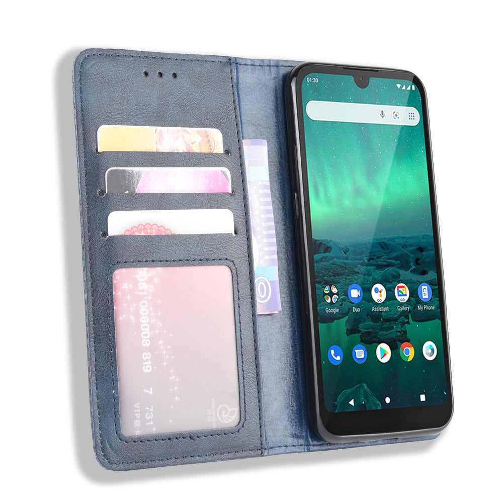 Retro Magnetic Leather with Wallet Phone Cover for Nokia 1.3