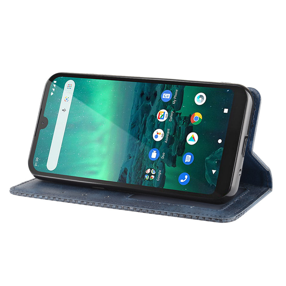 Retro Magnetic Leather with Wallet Phone Cover for Nokia 1.3