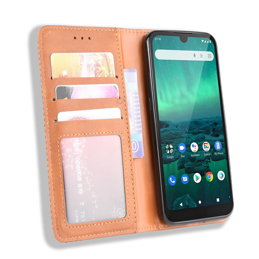 Retro Magnetic Leather with Wallet Phone Cover for Nokia 1.3